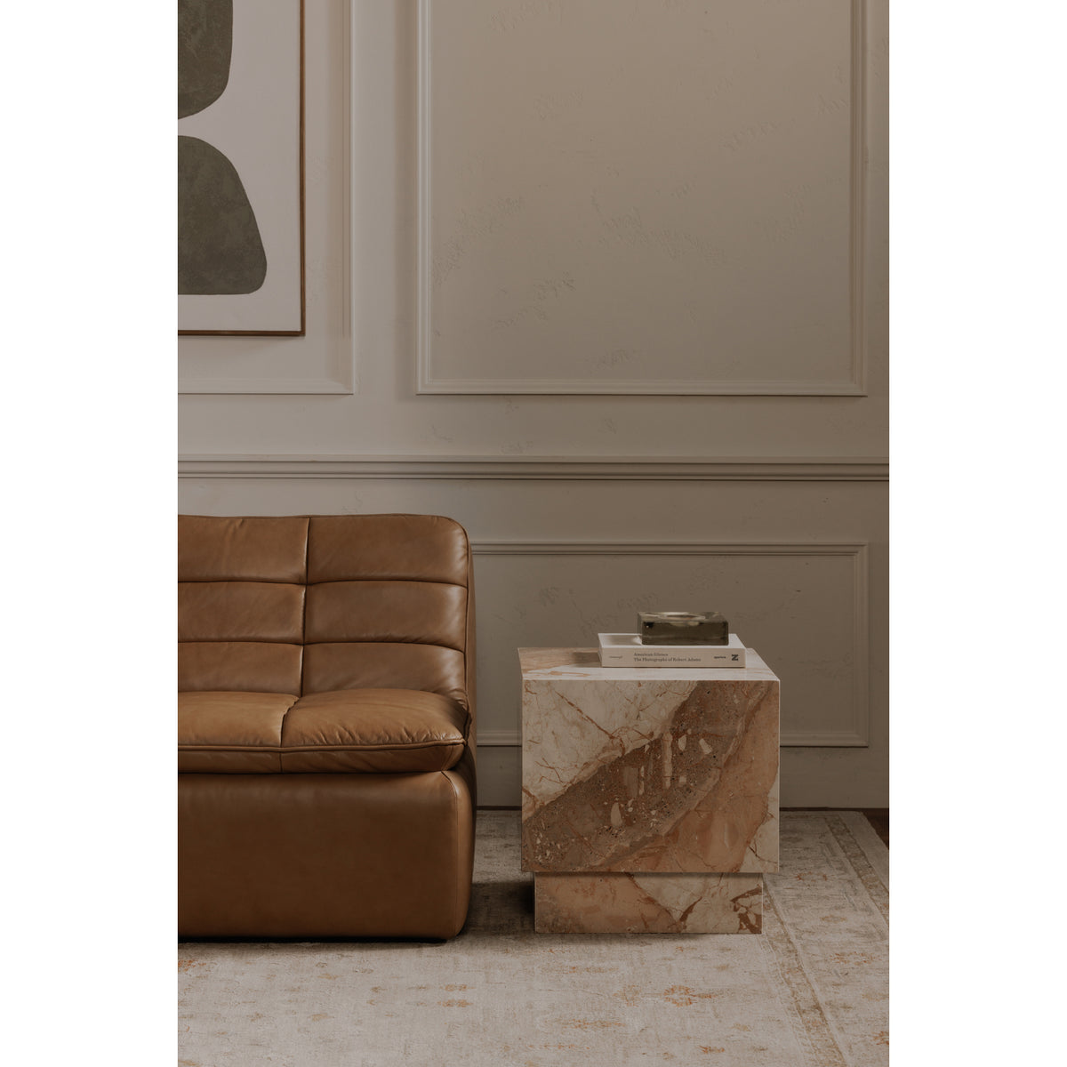 Layla Side Table Breccia Marble lifestyle image
