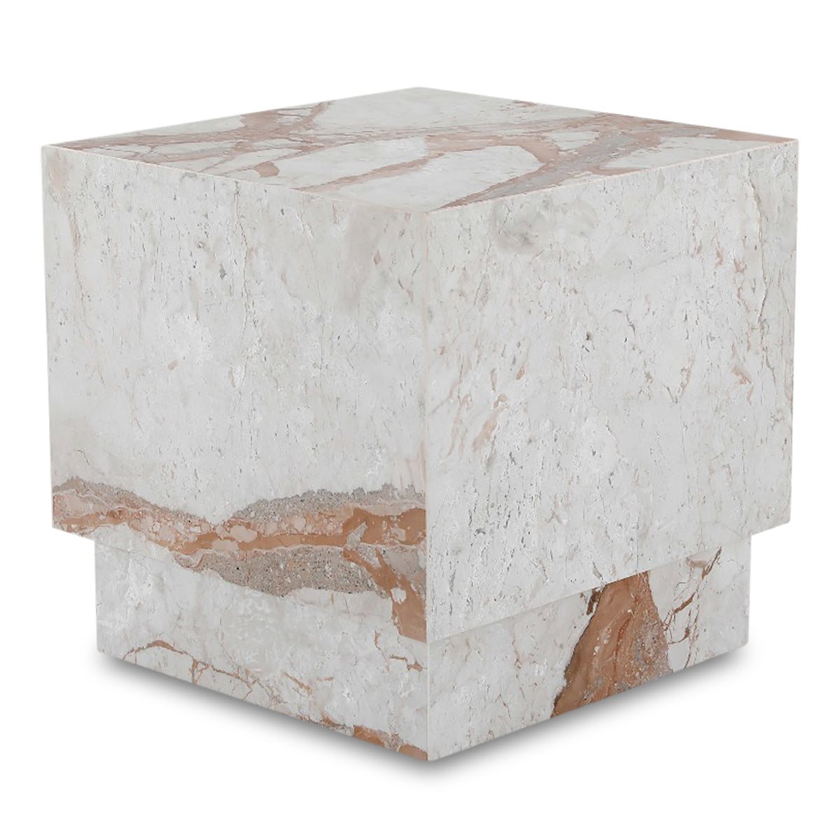 Layla Side Table Breccia Marble view 6
