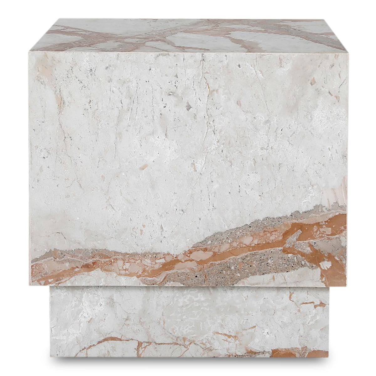 Layla Side Table Breccia Marble view 5