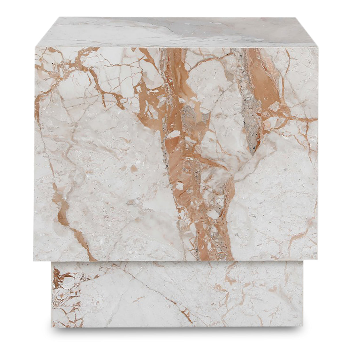 Layla Side Table Breccia Marble view 7
