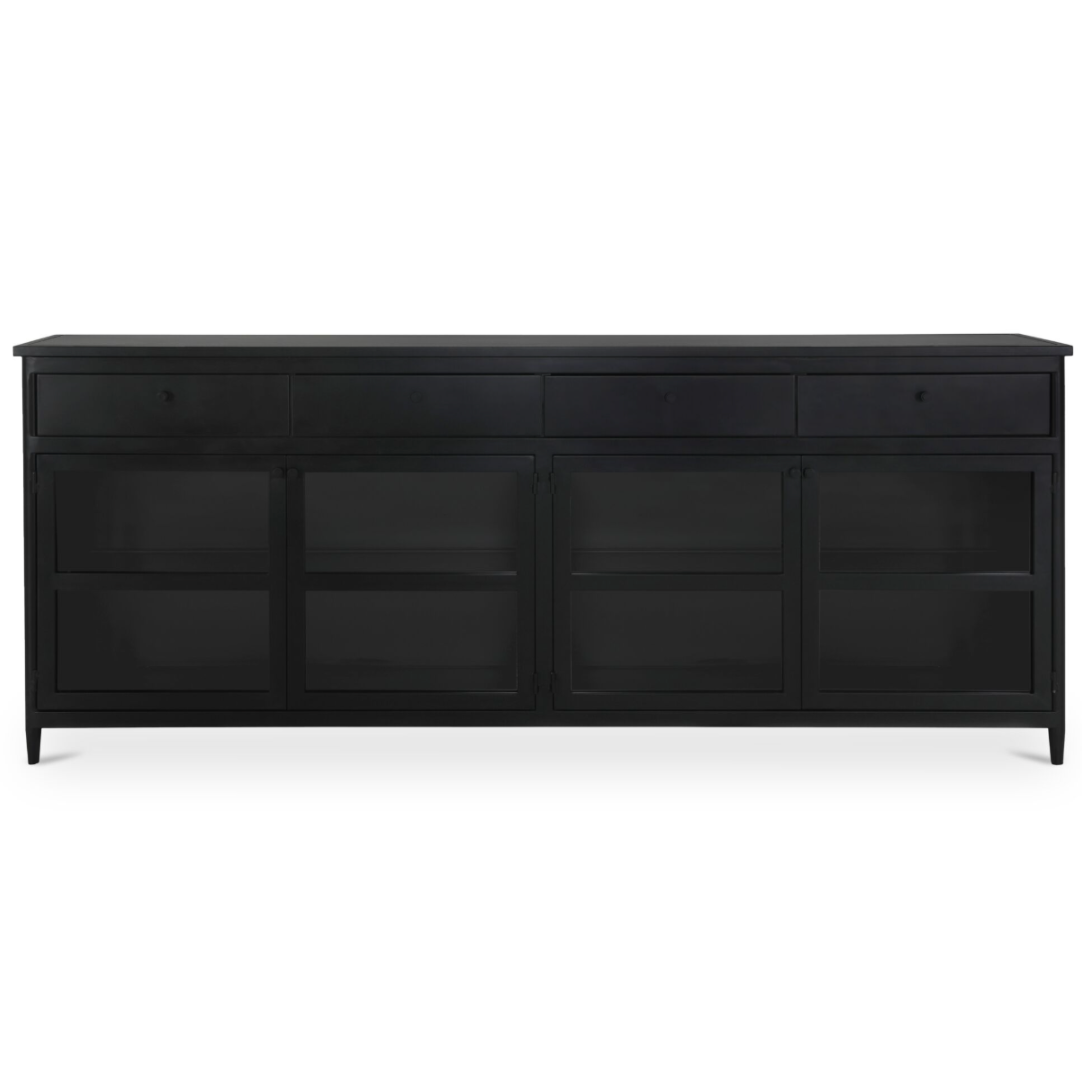 Henry Metal Sideboard Black