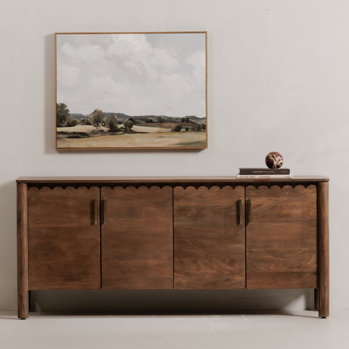 Wiley 4 Door Sideboard Vintage Brown lifestyle image