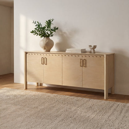Wiley 4 Door Sideboard Natural additional view