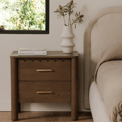Wiley Nightstand Vintage Brown lifestyle image