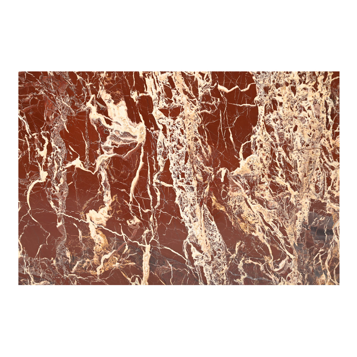 Rosa Accent Table Rosso Levanto Marble image 7