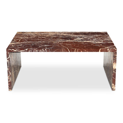 Rosa Coffee Table Rosso Levanto Marble product image