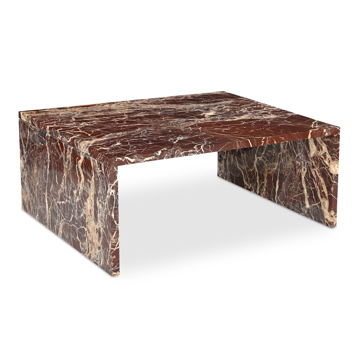 Rosa Coffee Table Rosso Levanto Marble image 3