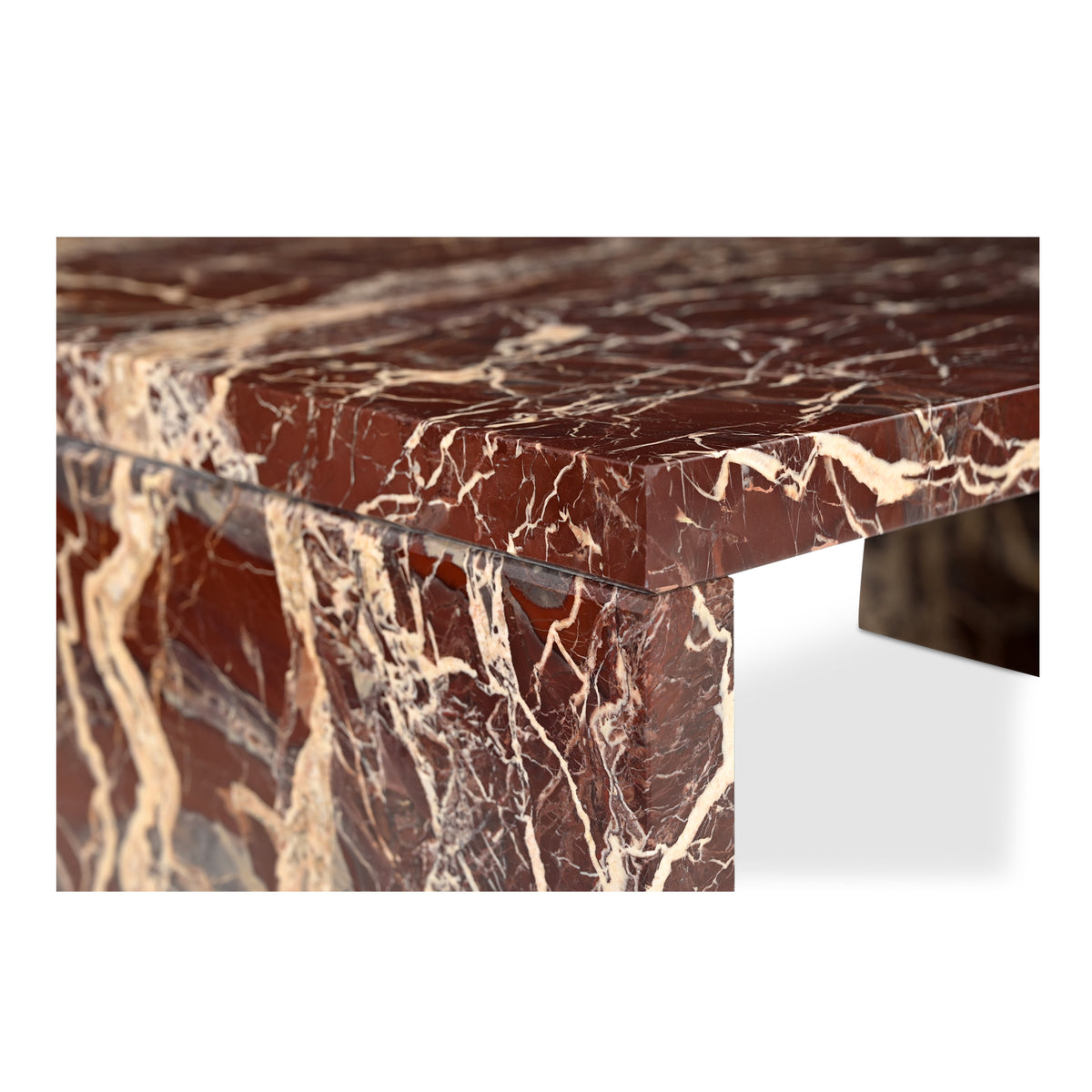 Rosa Coffee Table Rosso Levanto Marble image 7