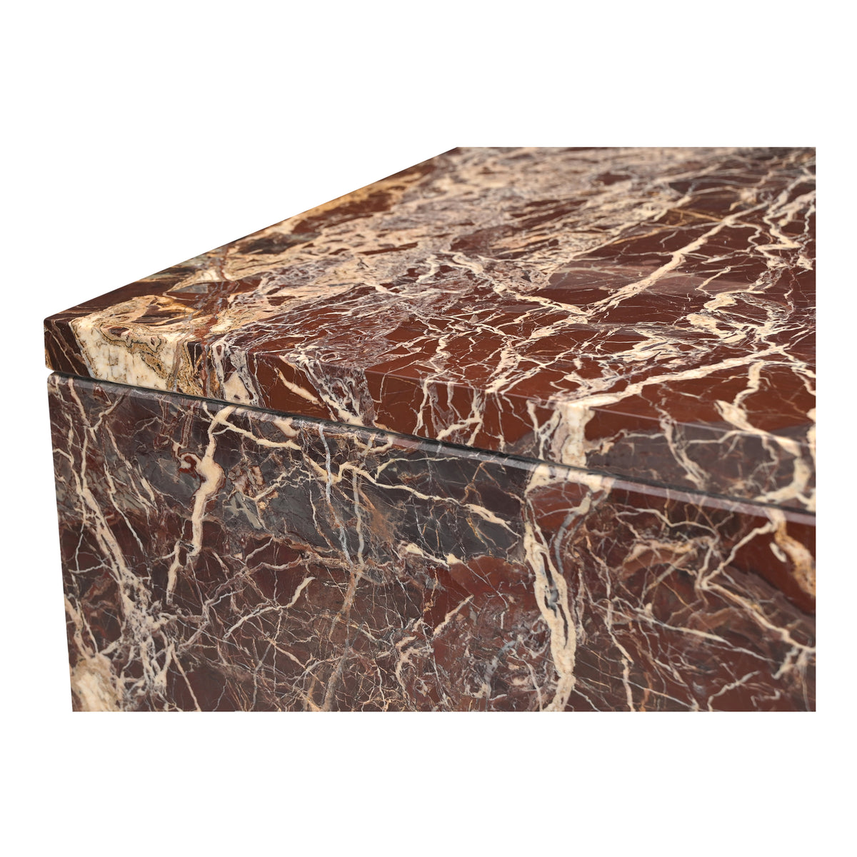 Rosa Coffee Table Rosso Levanto Marble image 9