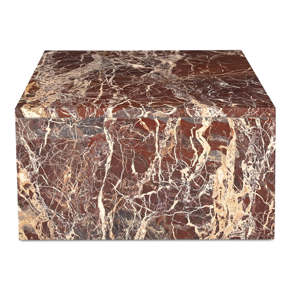 Rosa Coffee Table Rosso Levanto Marble image 4