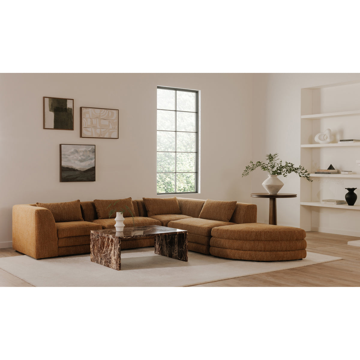 Rosa Coffee Table Rosso Levanto Marble image 13