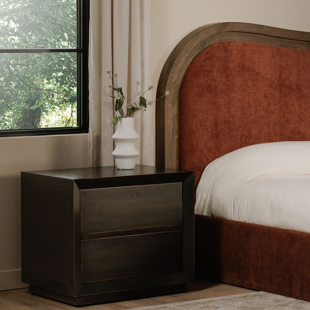 Dawson Nightstand Deep Bronze lifestyle image