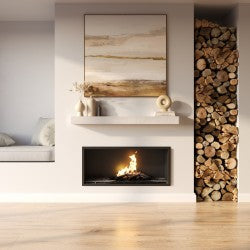 Barn Beam Fireplace Mantel Shelf.