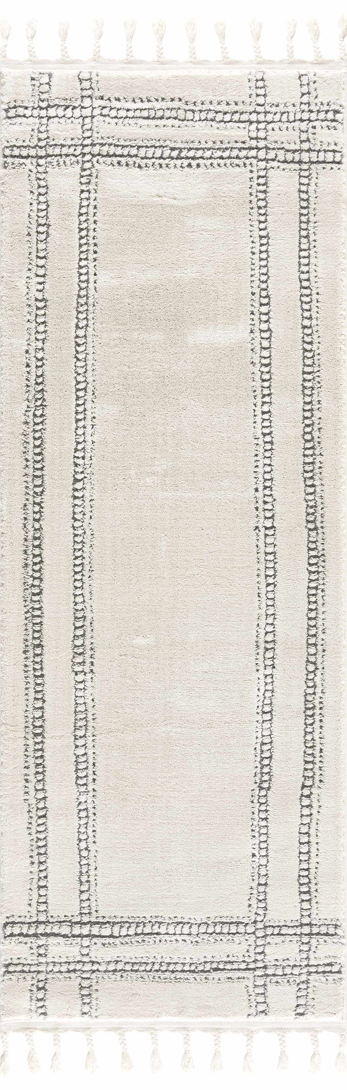 Ryuu Ivory & Gray Area Rug