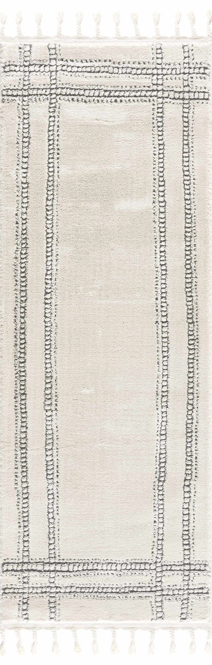 Ryuu Ivory & Gray Area Rug