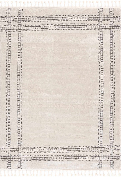 Ryuu Ivory & Gray Area Rug