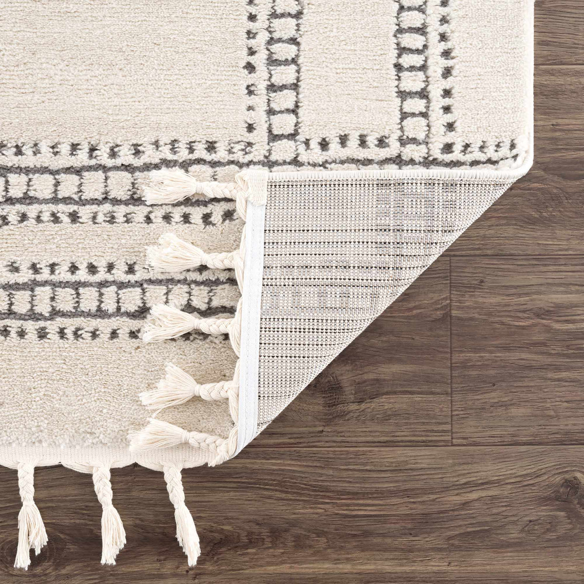 Ryuu Ivory & Gray Area Rug