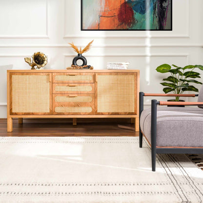 Ryuu Ivory & Gray Area Rug
