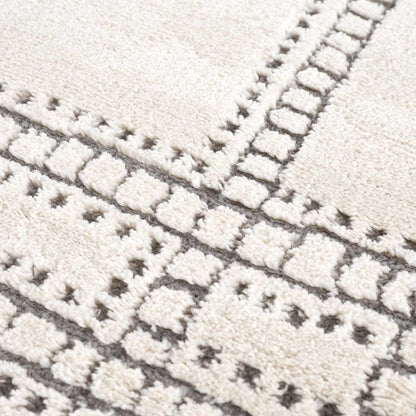 Ryuu Ivory & Gray Area Rug