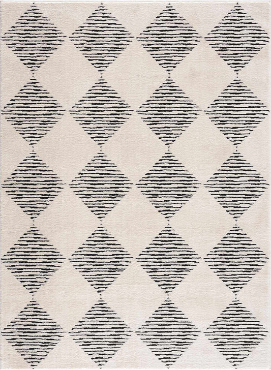 Fauci Diamond Checkered Area Rug