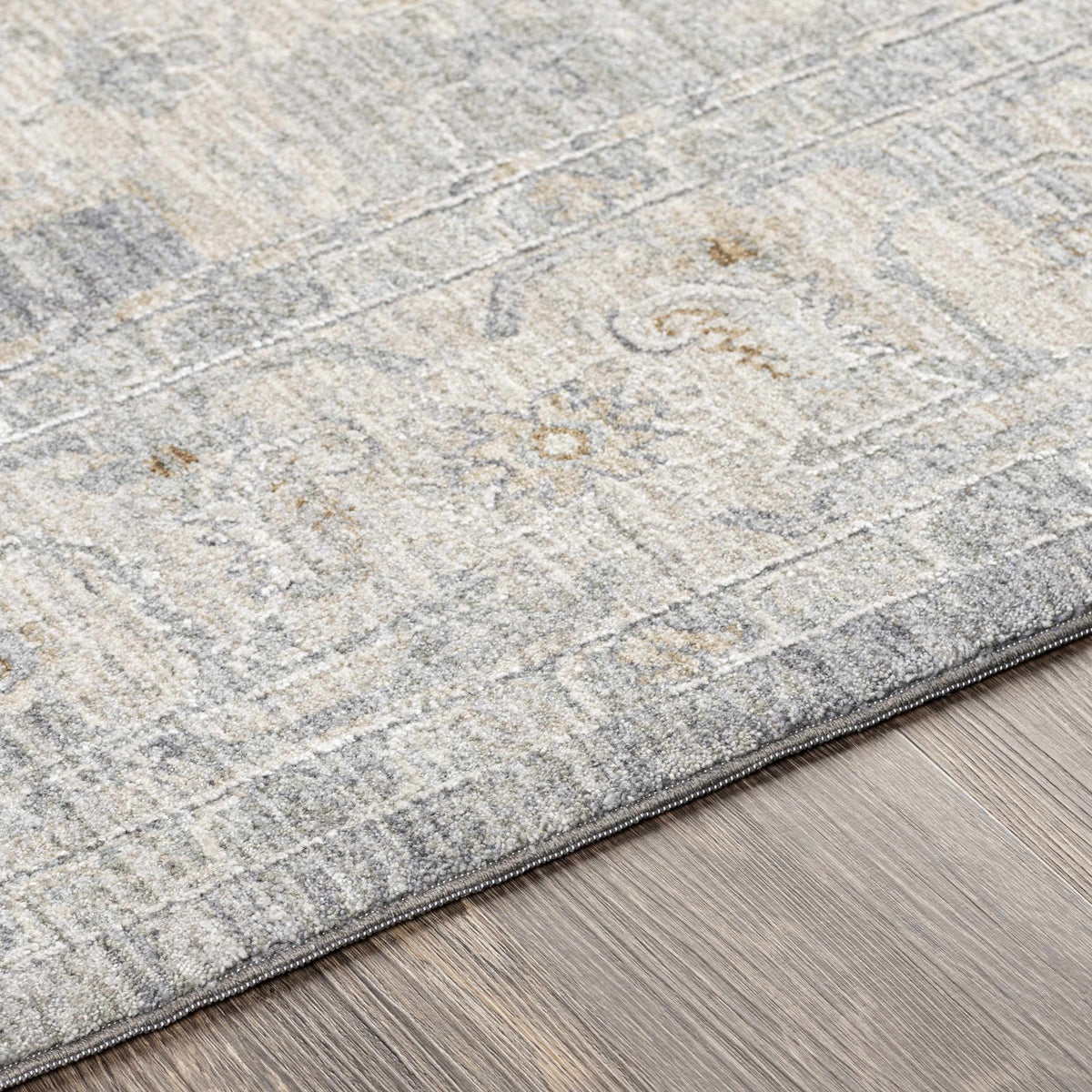 Sema Blue Medallion Thick Luxe Area Rug