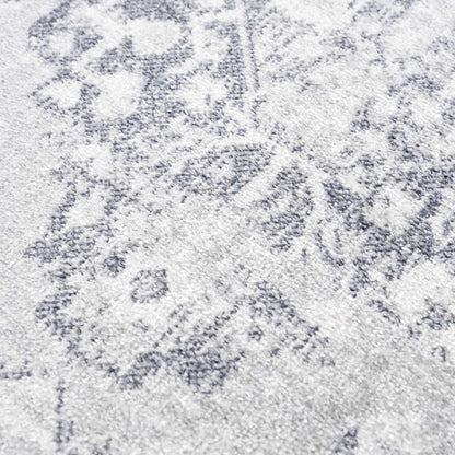 Akram Antrasit Flat Pile Washable Rug
