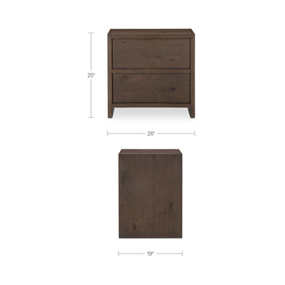 Jenson Nightstand Brown - lifestyle view 2