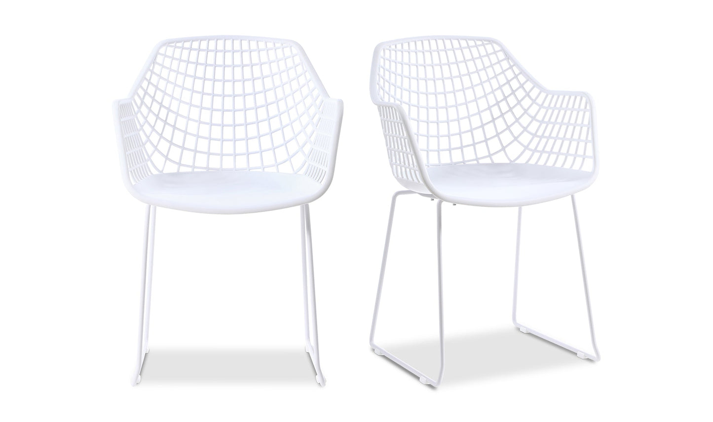 HONOLULU CHAIR WHITE -SET OF TWO