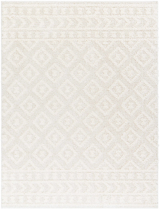 Eivin Cream Diamonds Plush Rug