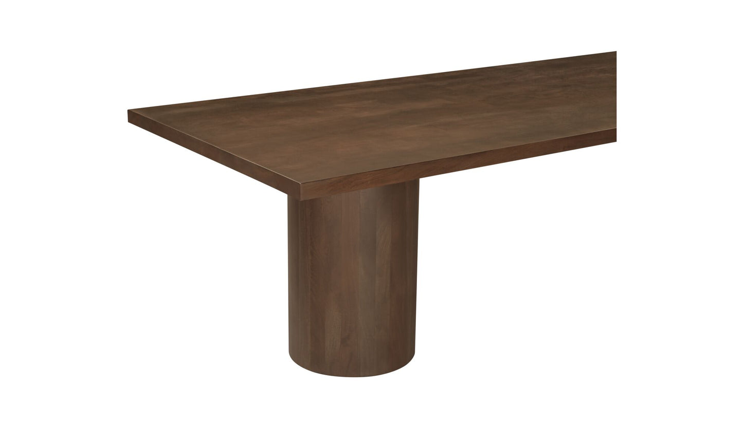 Hadley Dining Table Large Warm Brown.