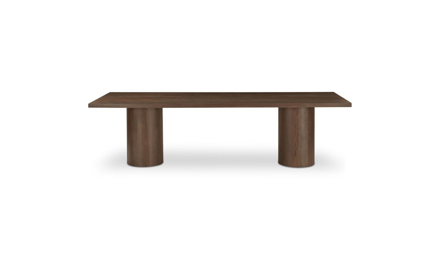 Hadley Dining Table Large Warm Brown.