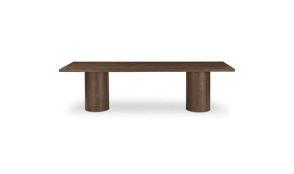 Hadley Dining Table Large Warm Brown.