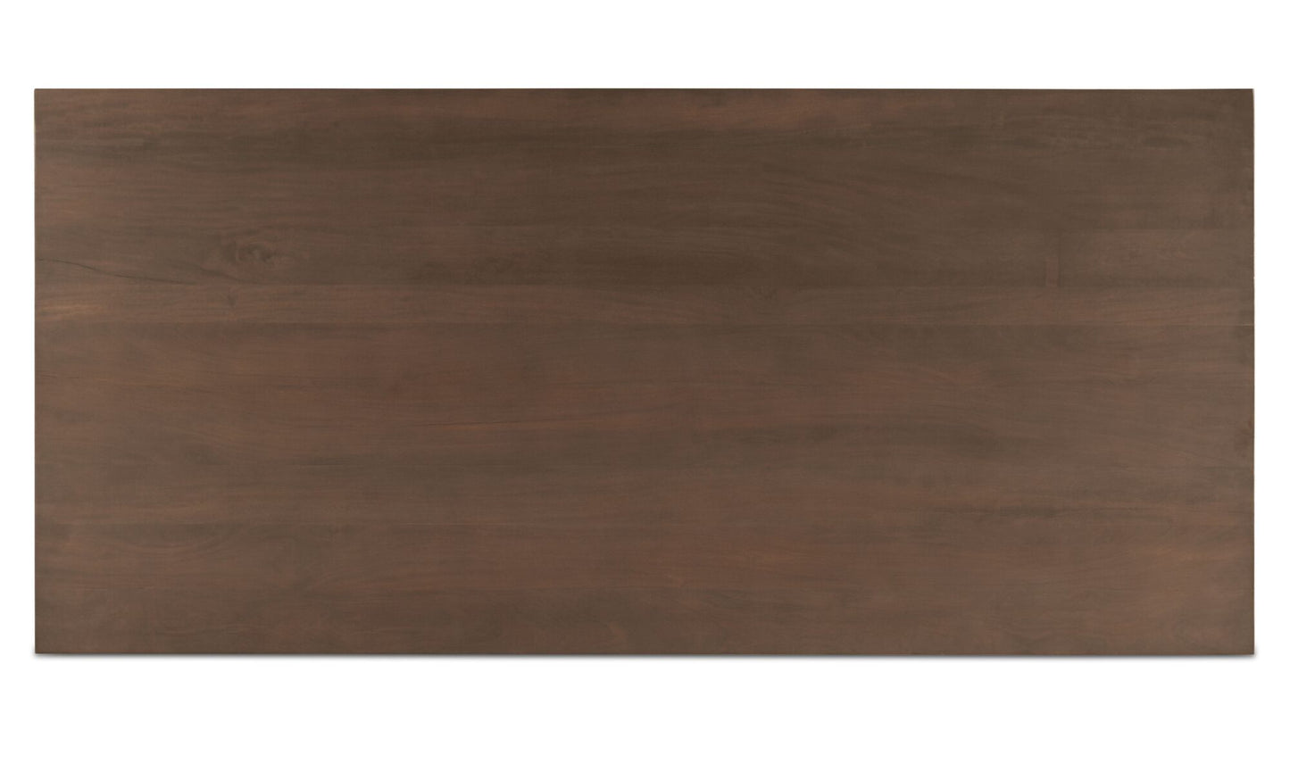 Hadley Dining Table Small Warm Brown