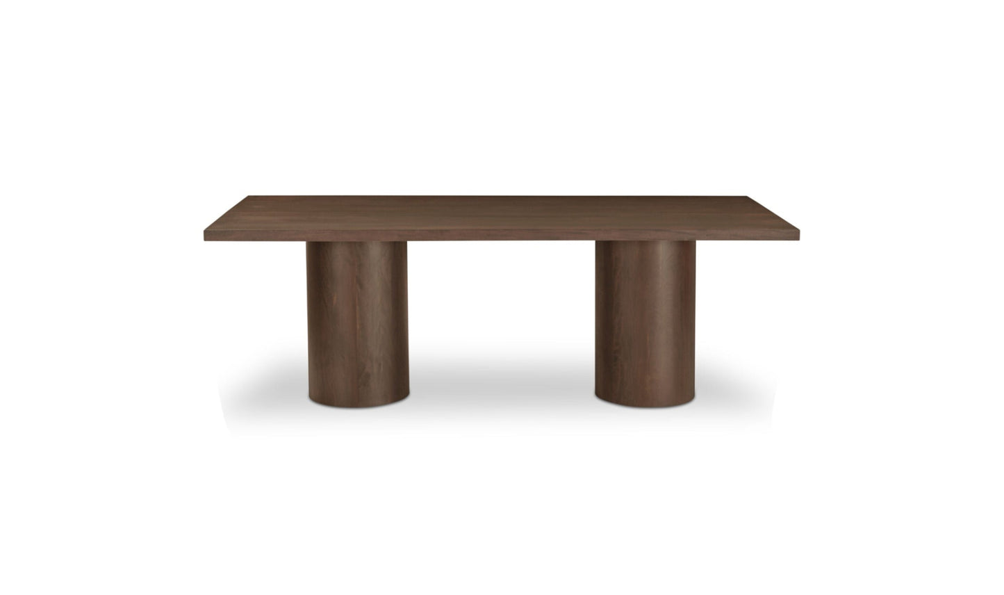 Hadley Dining Table Small Warm Brown