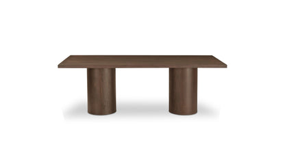 Hadley Dining Table Small Warm Brown