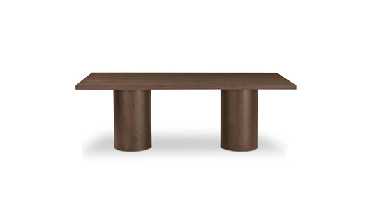 Hadley Dining Table Small Warm Brown