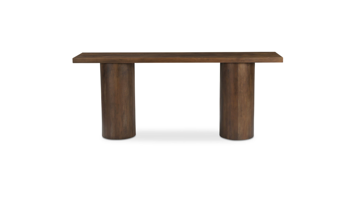 Hadley Console Table Warm Brown