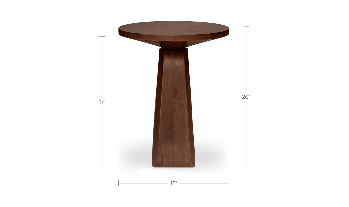 Harley Side Table Dark Brown