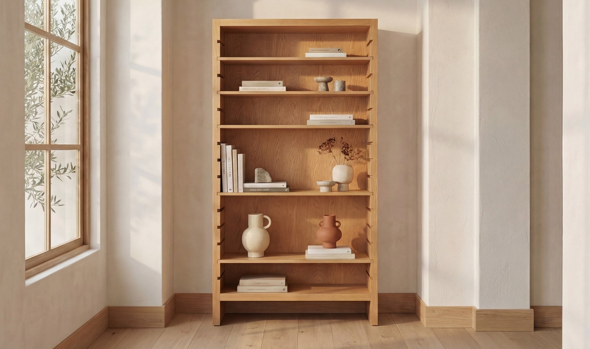 Henrik Bookcase Natural.