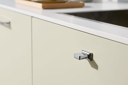 Polished Nickel "Heirloom" Knob and Drawer Pulls.