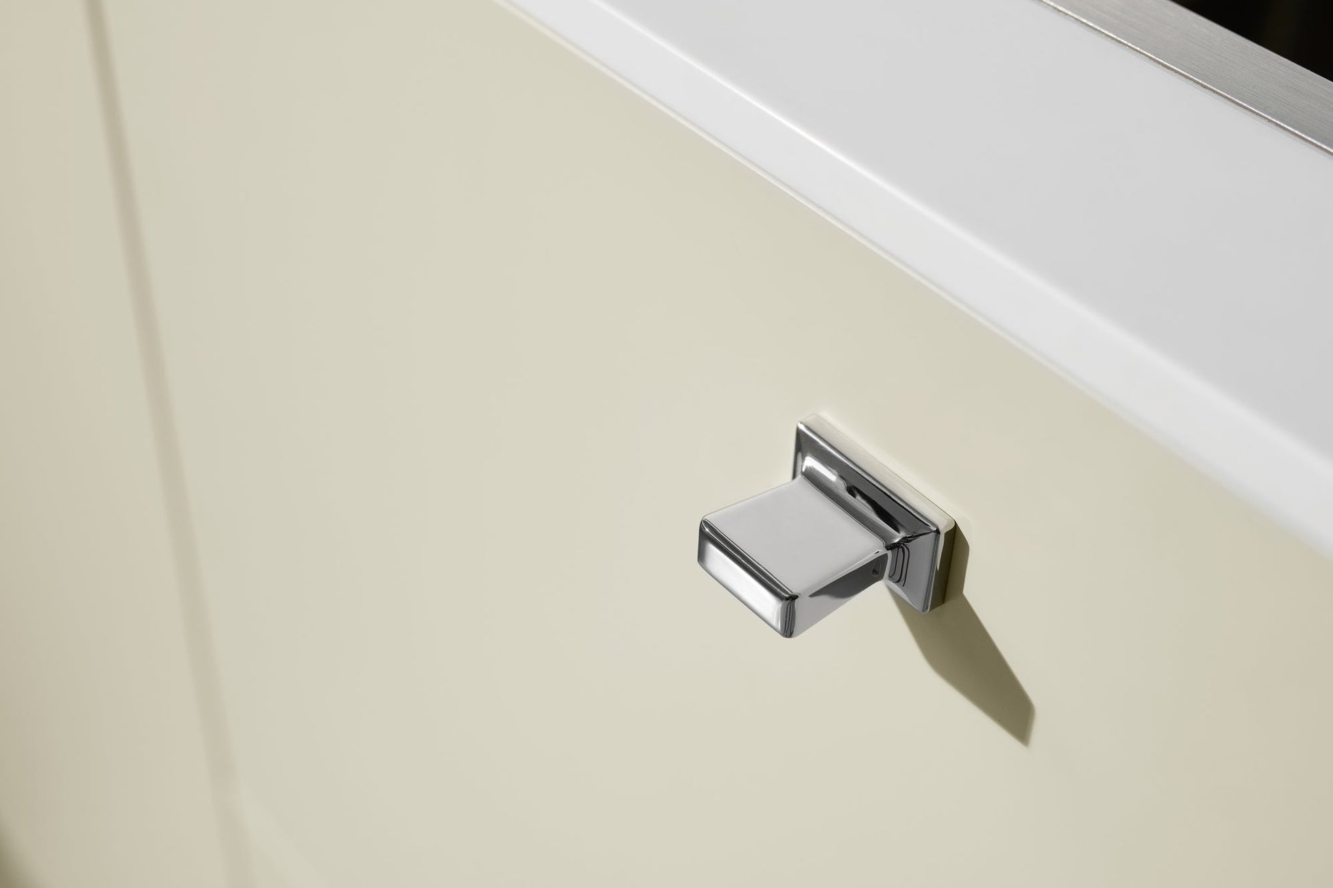 Polished Nickel "Heirloom" Knob and Drawer Pulls.