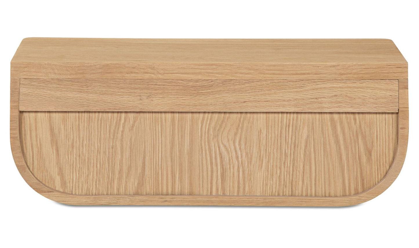 Hettie Floating Nightstand Natural.