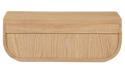 Hettie Floating Nightstand Natural.
