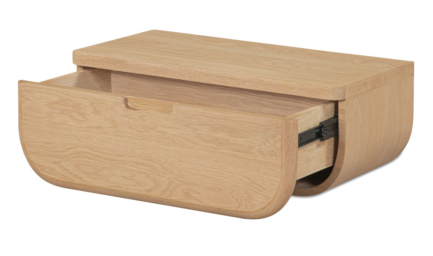 Hettie Floating Nightstand Natural.