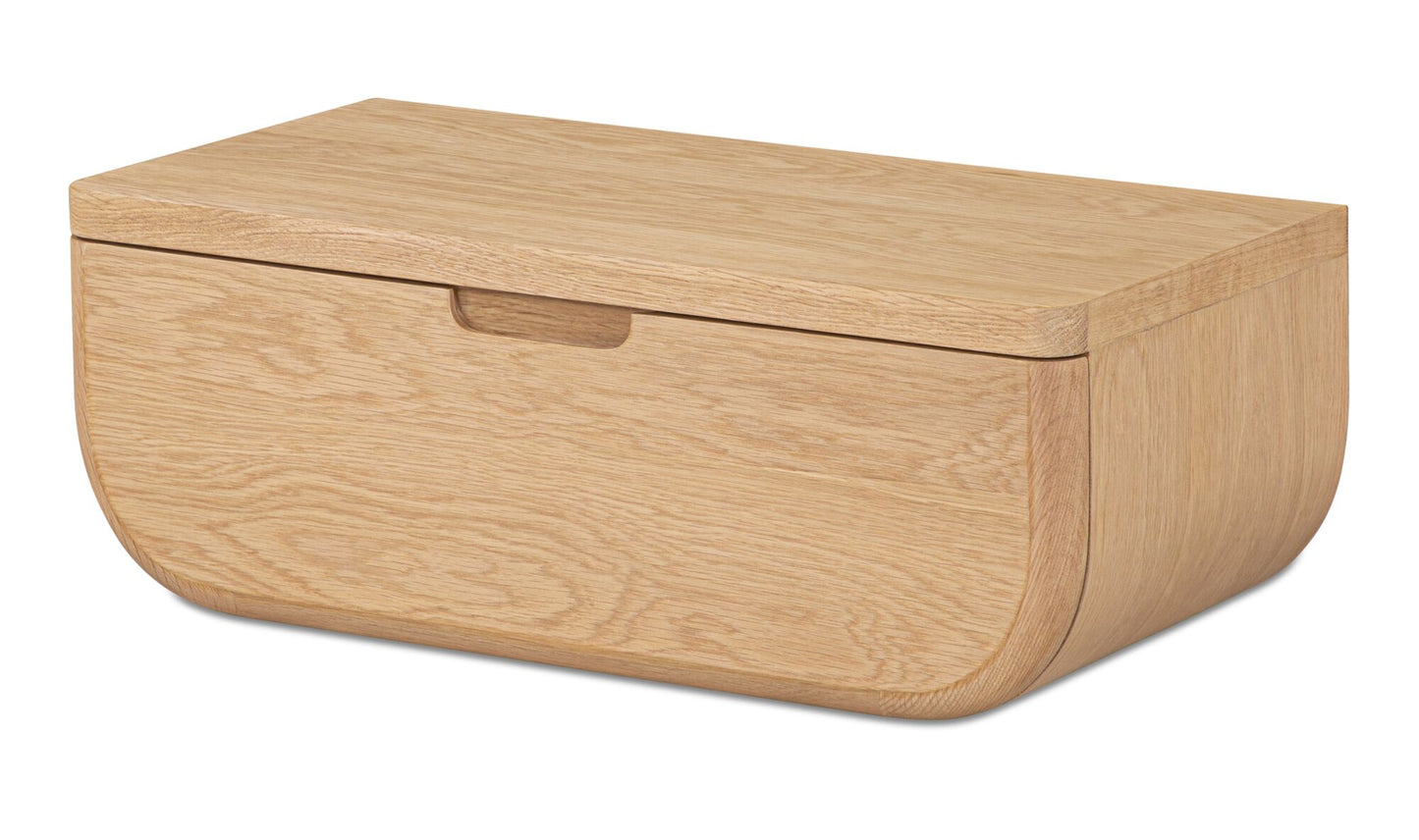 Hettie Floating Nightstand Natural.