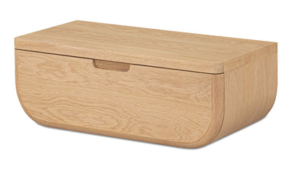 Hettie Floating Nightstand Natural.