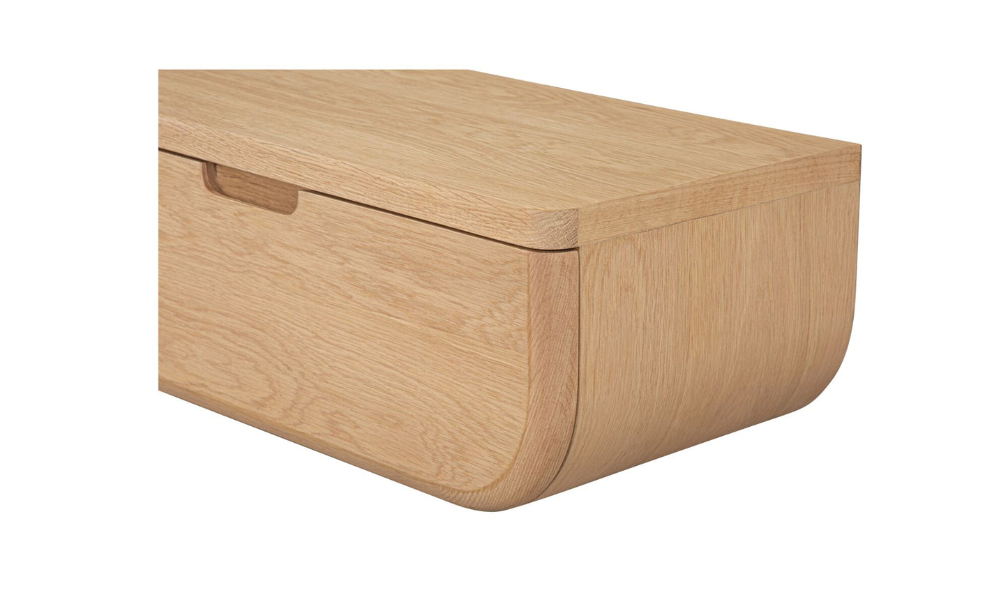 Hettie Floating Nightstand Natural.