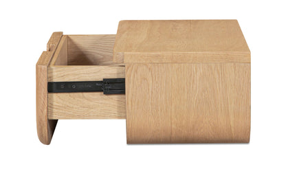 Hettie Floating Nightstand Natural.