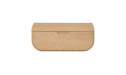 Hettie Floating Nightstand Natural.