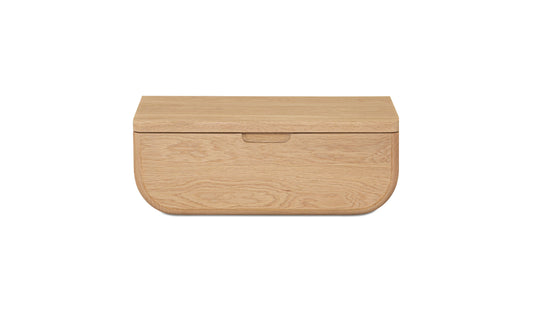 Hettie Floating Nightstand Natural.